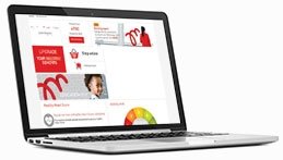 A web dashboard for customers to view their loyalty status